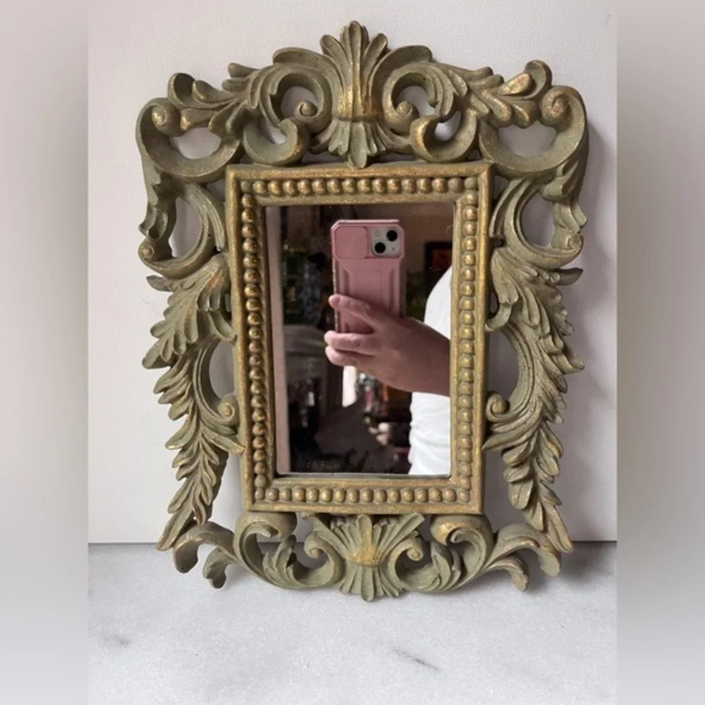 Vintage ornate wall mirror